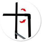 Cabideiro Roupa Arara Dupla Organizador Closet Multiuso