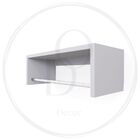 Cabideiro Suporte Arara De Roupas Prateleira Suspenso Mdp