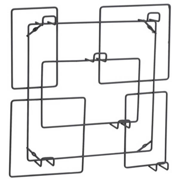 Cabideiro Suporte Organizador Com Ganchos De Parede Grafite S