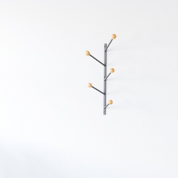 Cabideiro Suspenso 55x22cm Angra Proa Preto Fosco