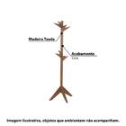 Cabideiro Versátil Em Madeira Taeda - Cera