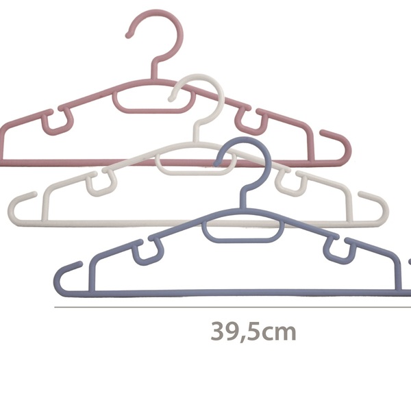 Cabides De Plastico Azul Casita Kit 150 Unidades Grosso