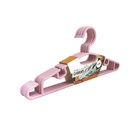 Cabides De Plastico Rosa Casita Kit 100 Unidades Grosso