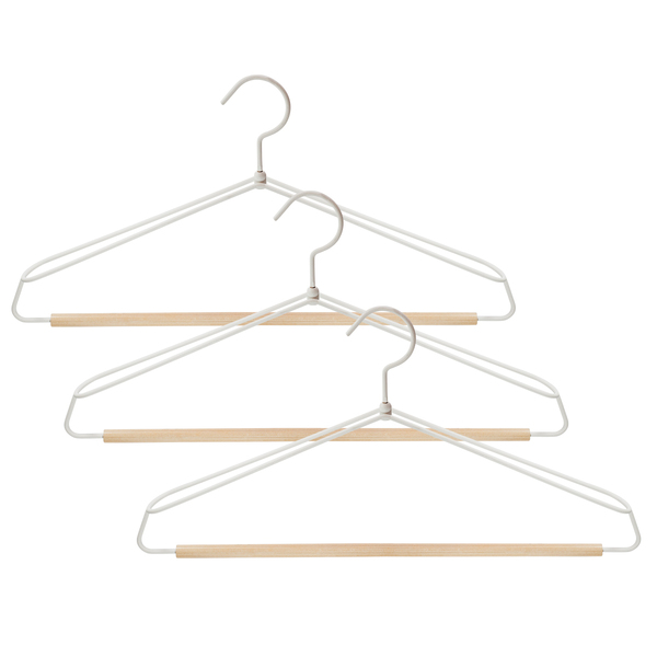 Cabides Ferreiro Para Terno Branco Oikos – 3 Pçs Branco U