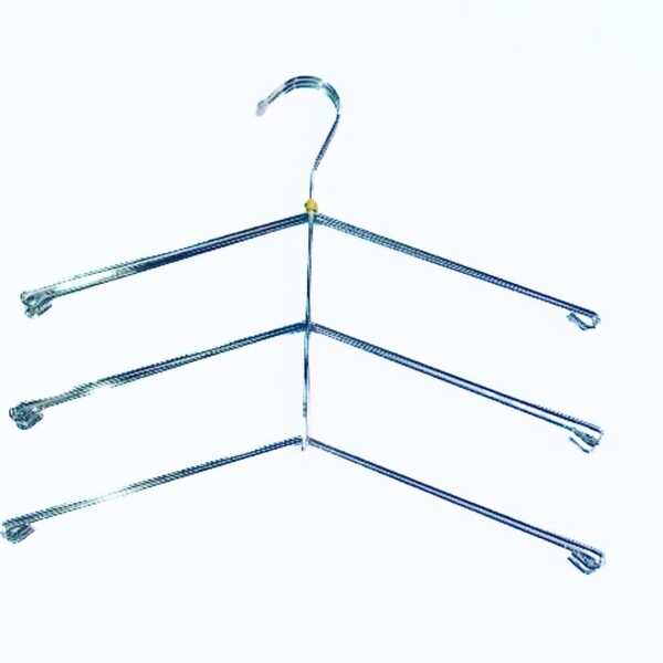 Cabides Triplo Para Camisas 10 Peças Cromado