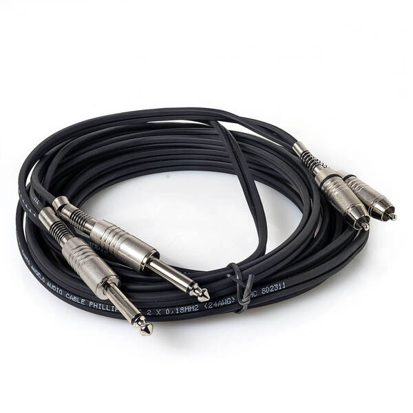 Cabo 2 P10 Mono Para 2 Rca Santo Ângelo 40 Metros