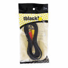 Cabo 3 RCA 2metros Dualcomp