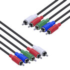 Cabo 5 Rca Macho Para 5 Rca Macho Video Componente 2 Metros -