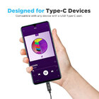 Cabo Adaptador Áudio Boya By-k4 Usbc P/3.5mm Fêmea Preto