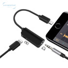 Cabo Adaptador Celular Carrega Fone Duplo Pra Iphone Otimo