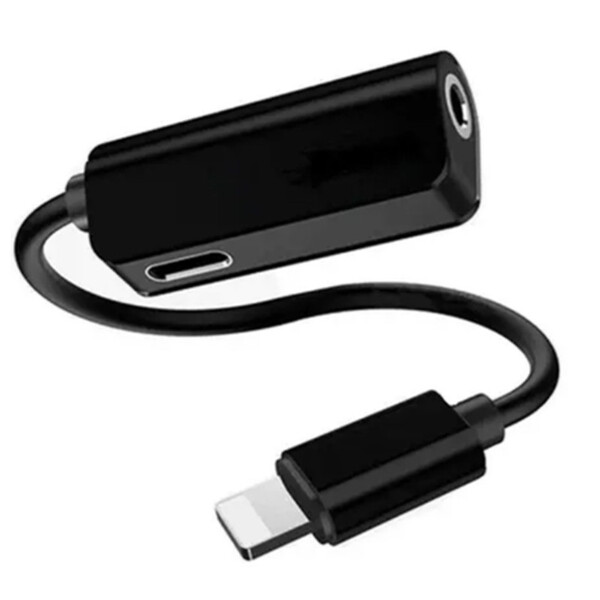 Cabo Adaptador Celular Para  Carrega E Para  Fone De Ouvido