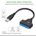 Cabo Adaptador Conversor Usb 3.0 Para Hd Ssd Sata 2,5