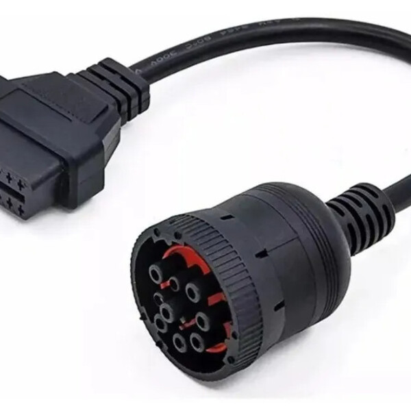 Cabo Adaptador Cummins 9 Pinos Para Obd2 Obdii J1939 Ac85