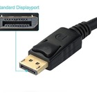 Cabo Adaptador Displayport Macho X Vga Fêmea