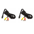 Cabo Adaptador P3 Estereo + 3 Rca Macho - 1.3m