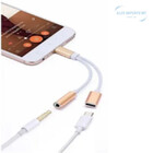 Cabo Adaptador Pra Fone Com Saida Tipe C Duplo Type C E P2
