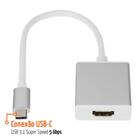 Cabo Adaptador Usb Tipo C Macho Para Hdmi Femea Adap0056 Bran