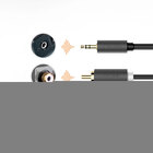 Cabo Áudio Ugreen 3.5mm Pra 2rca Macho/fêmea 1.5m Preto