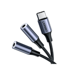 Cabo Áudio Ugreen Av144 Tipoc Para 2 Entrada 3,5mm Fêmea