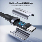 Cabo Áudio Ugreen Av161 Usb Tipo C Para 3,5mm 10cm Cinza