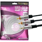 Cabo Auxiliar P2/2 Rca Estereo Fitz-c4 10 Metros Blindado Pro