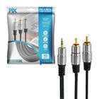 Cabo Auxiliar P2/2 Rca Estereo Fitz-c4 10 Metros Blindado Pro