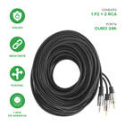 Cabo Auxiliar P2/2 Rca Estereo Fitz-c4 10 Metros Blindado Pro