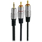Cabo Auxiliar P2/2 Rca Estereo Fitz-c4 10 Metros Blindado Pro