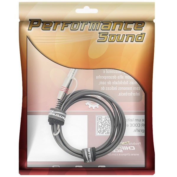 Cabo Auxiliar P2/p10 Estereo Fitz-b1 Preto 5 Metros 018-8055