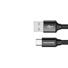 Cabo Carregador Turbo Tipo C 24w Motorola Samsung Xiaomi Preto