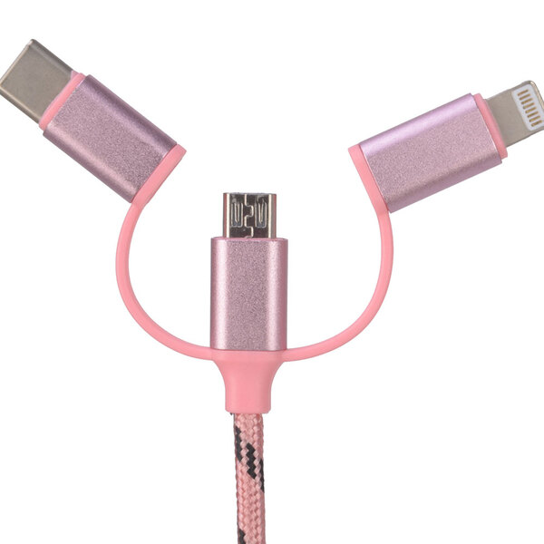 Cabo Carregador Usb Para Celular Android E Iphone - 1 Metro -