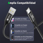 Cabo Carregamento 1hora Usb 2.0 A/c 3a Macho 1,5m Preto