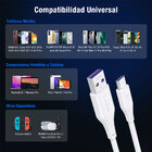 Cabo Carregamento Dados 1hora Usb 2.0 A/c 5a 1m Branco