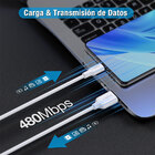 Cabo Carregamento Dados 1hora Usb A/micro Usb 2.1a 1m Branco