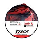 Cabo Chupeta Bateria 200 Amp Vermelho E Preto 2 Metros Flach