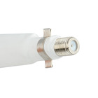 Cabo Coaxial Achatado "F" Branco TN 304 Evology