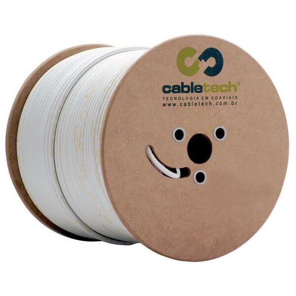Cabo Coaxial Cabletech Rgc-59 67% Branco - 305 Metros 8012167