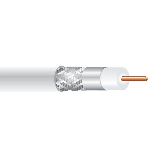 Cabo Coaxial Cabletech Rge-06 90% Branco - 100 Metros 8022160
