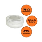 Cabo Coaxial Foxlux Rgc59 67 100mts Branco