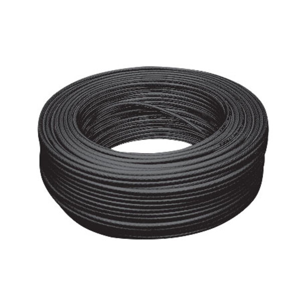 Cabo Coaxial Rg-58 100m 95% Preto