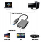 Cabo Conversor Usb 3.0 Para Hdmi Femea Jc-ad-uhdmi F3