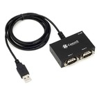 Cabo Conversor Usb Para 2 Portas Seriais Rs-232 1m 2s-usb