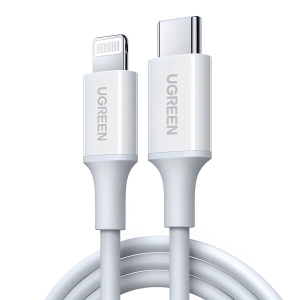 Cabo Dados Ugreen 2 Em 1 Usb-c Lightning Apple 2m Cert. Mfi