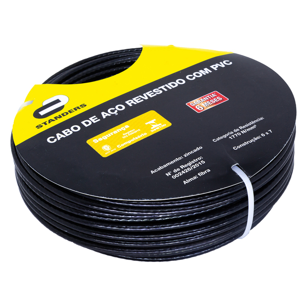 Cabo de Aço 1/8x5/32" 100kg 30M