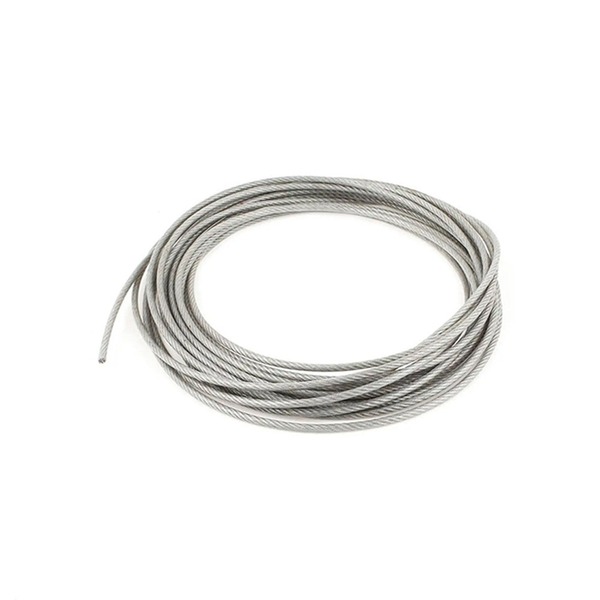 Cabo De Aço Com Revestimento 3/16x1/4" Até 945kgf 20m