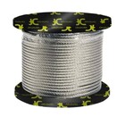 Cabo De Aço Revestido Pvc Cristal 3/32 X 3,2mm 30 Metros + 7