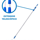 Cabo De Alumínio Extensão Telescópica 6 Metros 3 Estágios