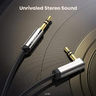 Cabo De Áudio 3.5mm Ugreen Reto/ângulo 90 Graus 2m 10599