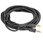 Cabo De Audio Auxiliar P2 X P2 Estereo 5 Metros Preto