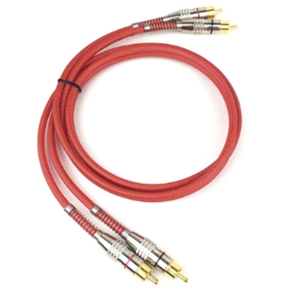 Cabo De Áudio E Video Cabo Rca 2 Rca-macho - 2 Rca 1 Metro